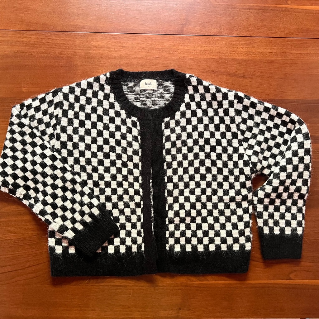 Hush Eliza Checkered Cardigan